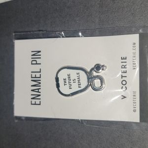 FIGS V COTERIE just saving Lives NBD ENAMEL PIN